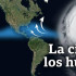 BBC Mundo: Gráfico con el texto "la ciencia de los huracanes"