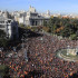 Miles de personas se congregaron en Madrid para protestar contra la amnistía que cobijará a independentistas catalanes.