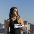 NYT: Ashley Mateo estableció un récord personal de maratón cuando usó un par de tenis Evo 1 de Adidas.