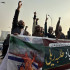 Manifestación contra el ataque iraní en Pakistán.