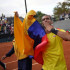 El equipo de Colombia celebra la histórica remontada contra Luxemburgo en la Copa Davis.
