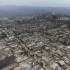 Fotografía aérea del sector de Achupallas afectado por incendios forestales en Viña del Mar (Chile).