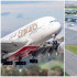 Aviones de la aerolínea Emirates.