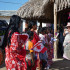 Turistas en La Guajira, cuando llegaron en un yate de lujo.