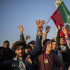 NYT: Jóvenes partidarios de Imran Khan, el Primer Ministro depuesto de Pakistán, en Lahore el 8 de febrero.