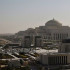 La fachada exterior de la nueva sede de la Cámara de Representantes, la cámara baja del Parlamento egipcio, en el megaproyecto Nueva Capital Administrativa.
