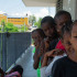 Niños en un refugio para desplazados en la capital haitiana, Puerto Príncipe.