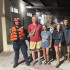 Grupo de turistas europeos rescatados por la Armada de Colombia.