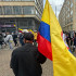 Este miércoles primero de mayo movilizaciones en varios puntos de Bogotá durante la conmemoración del Día Internacional del Trabajo. Manifestantes salieron a marchar sobre la cr 7 en el centro de la capital. Bogotá 1 de mayo del 2024 Foto MAURICIO MORENO CEET EL TIEMPO @mauriciomorenofoto