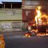 Camión se incendia en Bogotá