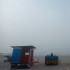 El aeropuerto está cerrado por banco de niebla.