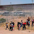 Migrantes en la frontera de Texas fueron dispersados con gas pimienta.