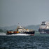 Un carguero se prepara para ingresar a las esclusas de Agua Clara en Colón, Panamá, el 14 de mayo de 2024.