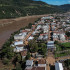 Vista aérea de Mucum, estado de Rio Grande do Sul, Brasil.