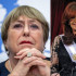 Michelle Bachelet (Chile), Cristina FernÃ¡ndez (Argentina) y Dina Boluarte (PerÃº).