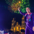 Claudia Sheinbaum durante su festejo en el ZÃ³calo de la Ciudad de MÃ©xico.