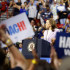 Las Vegas (United States), 10/08/2024.- Democratic presidential candidate Vice President Kamala Harris speaks during a rally with Democratic vice presidential candidate Minnesota Governor Tim Walz (Not Pictured) at the University of Nevada Las Vegas' Thomas and Mack Center in Las Vegas, Nevada, USA, 10 August 2024. EFE/EPA/BIZUAYEHU TESFAYE