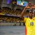 Linda Caicedo celebra su gol a Corea del Sur.