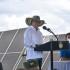 El Presidente Gustavo Petro en la inauguración del parque solar en Montería.