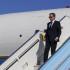 El secretario de Estado estadounidense Antony Blinken, a su llegada al aeropuerto Ben Gurion de Tel Aviv.