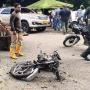 Esta es la moto bomba del atentado.