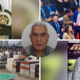 Arriba: El coronel Yorguin Malagón y el representando Uscátegui en el congreso. Abajo: El agente encubierto Peter Nocua y alias El Bendecido. Centro, 'Papá Pitufo'.