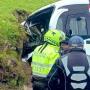 Accidente de bus en vía Bogotá - Girardot.