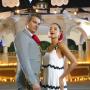 Pipe Bueno y Majo Aguilar en la grabación de 'Bailar Contigo'.