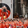 Cardenales en la misa previa al cónclave