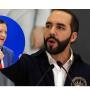 Nayib Bukele y Andrés Guzmán.