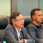 El presidente Gustavo Petro en la alocución por el atentado a Miguel Uribe.