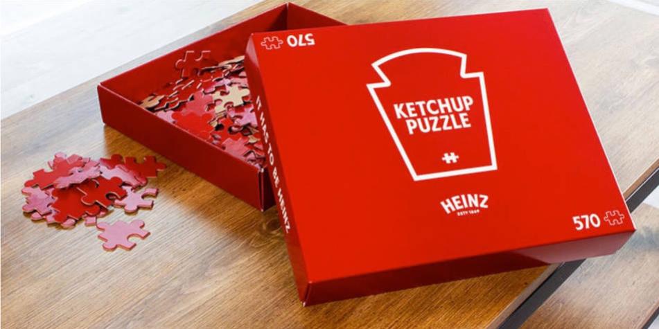 prueba del logotipo de heinz