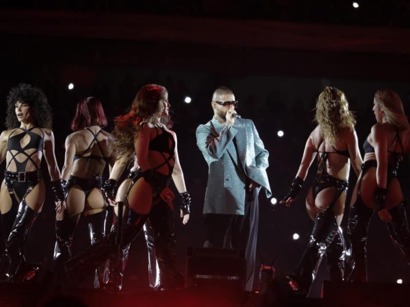 MALUMA en el estadio El Campin. El cantante de reguetón paisa se presentó esta noche en su show Bogotá en el mapa.