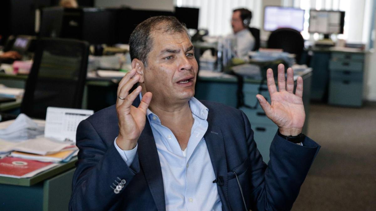 Denuncian al expresidente ecuatoriano Rafael Correa por traición a la patria tras declaraciones sobre caso Glas