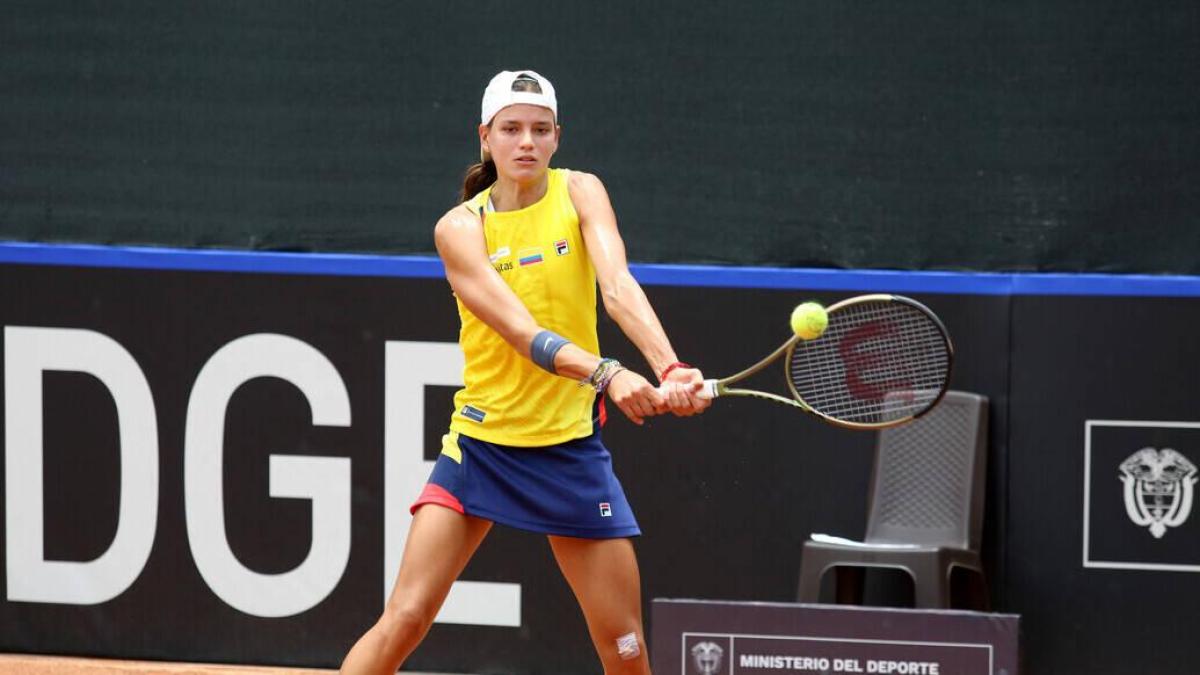 Francia se lleva el primer punto sobre Colombia en la confrontación de la Billie Jean King Cup