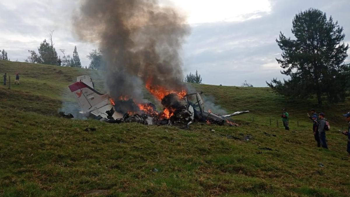 Lo que se sabe del accidente aéreo de una avioneta ambulancia en Antioquia