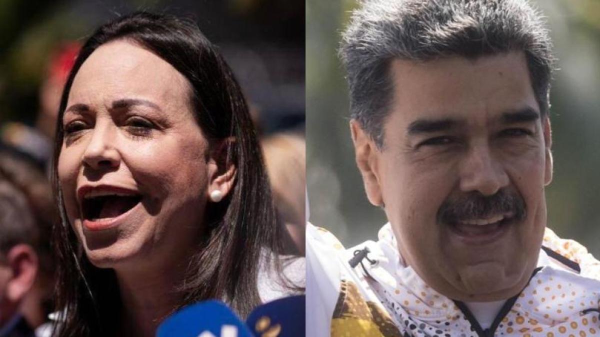 Venezuela: María Corina Machado derrotaría por casi 40 puntos a Nicolás Maduro en las presidenciales, según encuesta