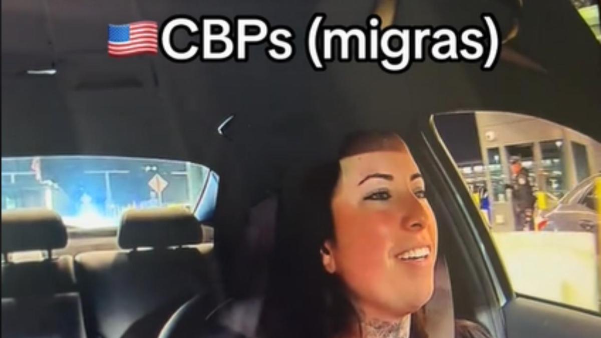 Latina trabaja como Uber en la frontera y muestra cómo CBP la deja entrar sin papeles