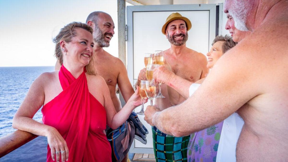 El crucero de Miami donde los pasajeros viajan por 11 días completamente desnudos