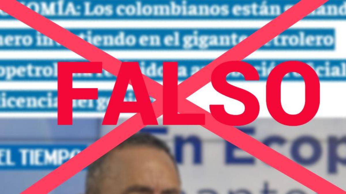 Los Estafadores incluso promueven una falsa inversión en Ecopetrol suplantando a EL TIEMPO: no caiga