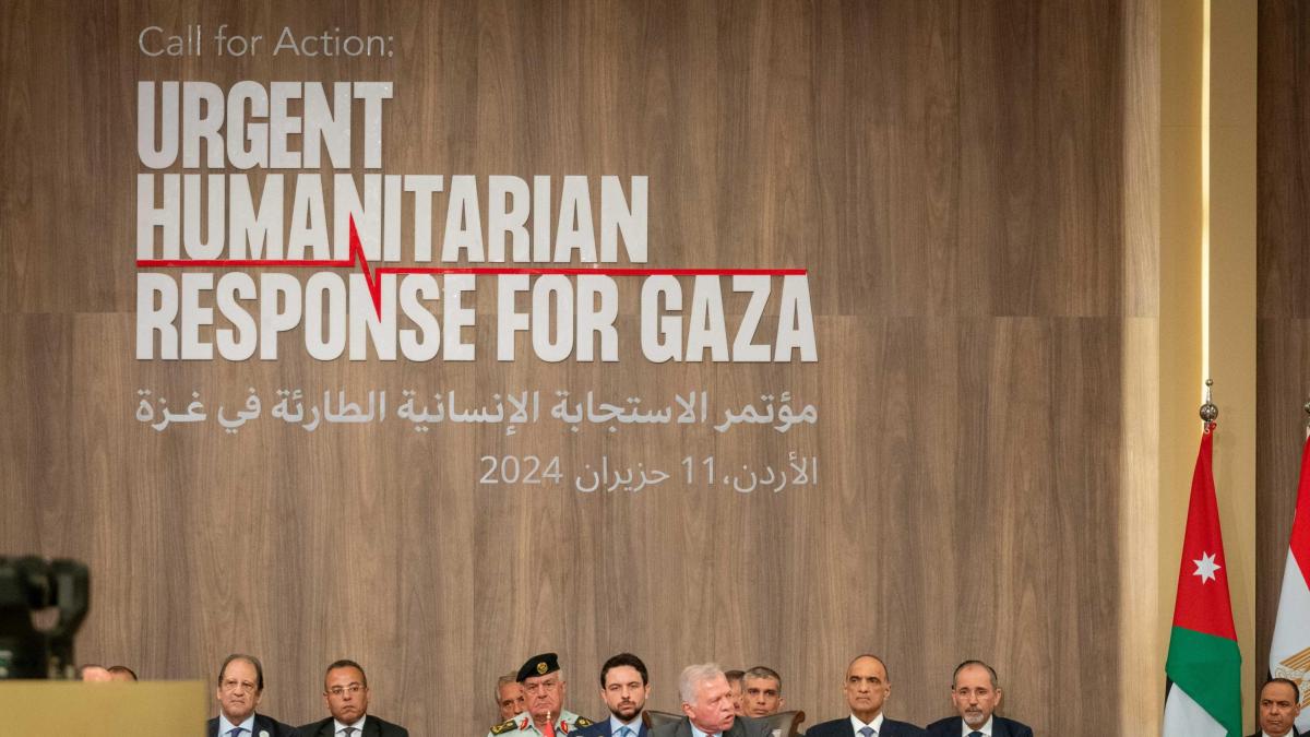 Conferencia de Gaza insta a Israel a reabrir todos los pasos fronterizos con el enclave para que entre ayuda humanitaria