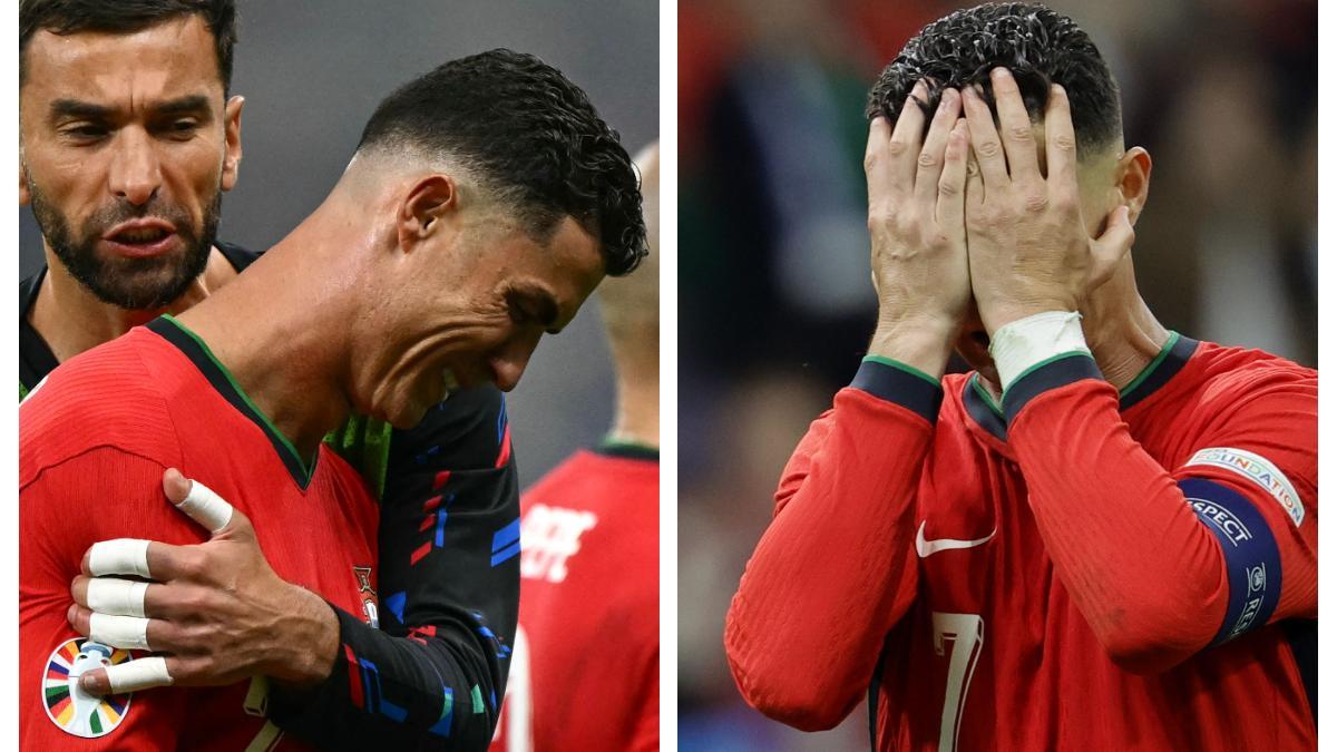 Cristiano Ronaldo desaba em lágrimas após perder pênalti na Eurocopa com Portugal, mas depois se redime: vídeo