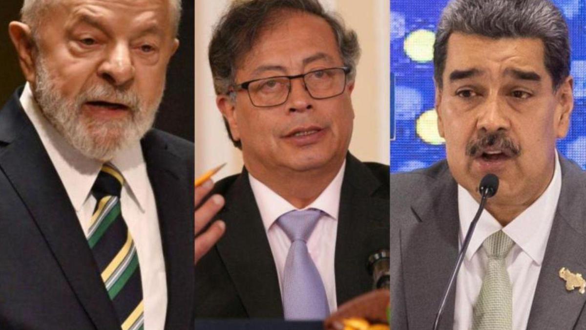 Lula da silva and gustavo petro discuss a political solution to the