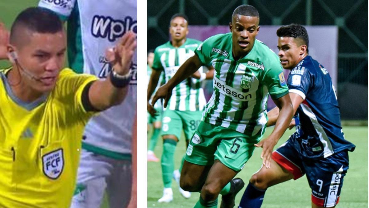 Video | Polémica arbitral en el juego Alianza vs. Atlético Nacional, en la Copa BetPlay: el penalti que solo vio el juez Luis Matorel