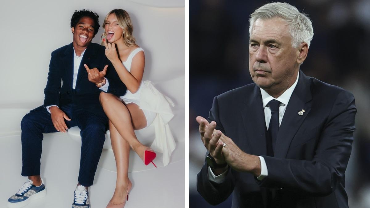 Real Madrid: Carlo Ancelotti y su sorprendente reacción sobre la boda de Endrick, que se casó con apenas 18 años