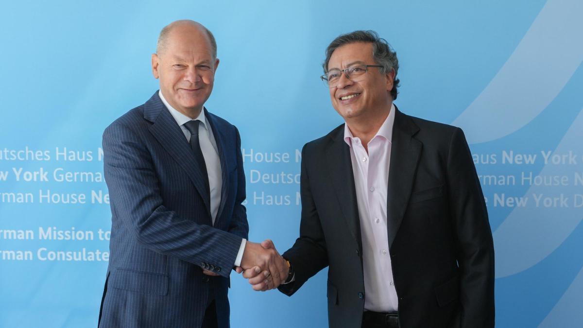 Presidente Petro se reunió nuevamente con el canciller alemán, Olaf Scholz
