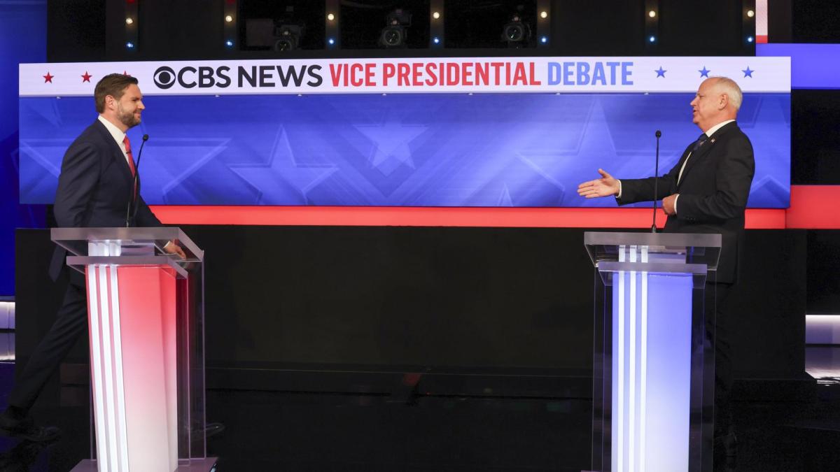¿Quién ganó el debate vicepresidencial entre Tim Walz y J. D. Vance? Análisis sobre lo que indican las encuestas en Estados Unidos