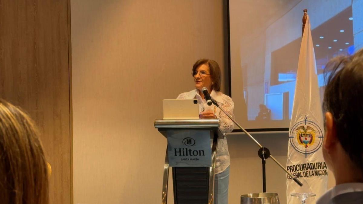 Procuradora en discurso de despedida: 'Dejamos una entidad más fuerte y comprometida con el desarrollo sostenible del país'