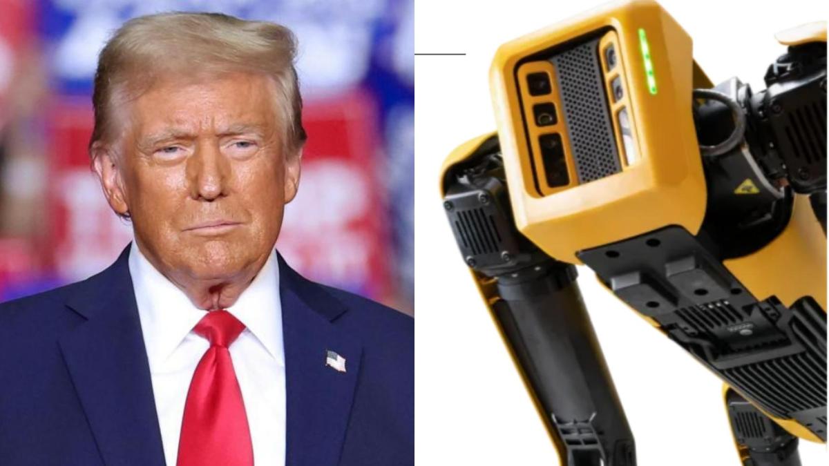 Donald Trump: así son los perros robots que colocó en una de sus mansiones por seguridad