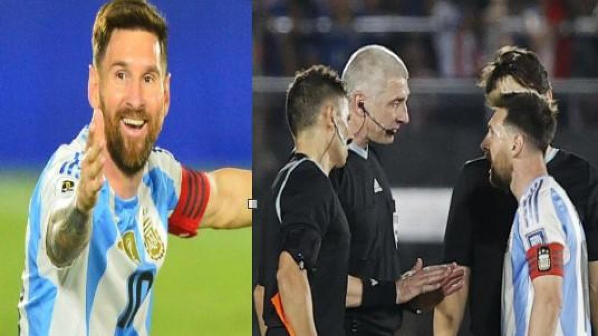 Video | Lionel Messi se fue ‘lanza en ristre’ contra el árbitro de Argentina vs. Uruguay: una sola palabra, pero contundente